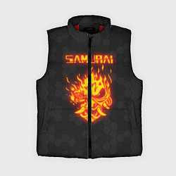Женский жилет Cyberpunk 2077: SAMURAI, цвет: 3D-красный