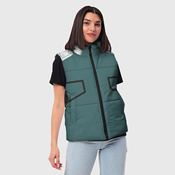 Женский жилет MHA IZUKU MIDORIYA, цвет: 3D-черный — фото 2