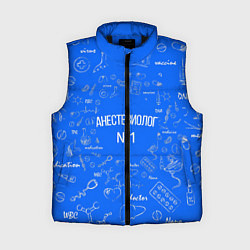 Женский жилет Анестезиолог №1, цвет: 3D-черный