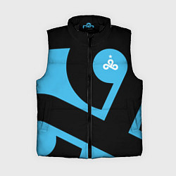 Женский жилет CS:GO - Cloud9 the form 2018-2019, цвет: 3D-черный