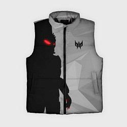 Женский жилет Силуэт хищника, цвет: 3D-черный