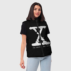 Женский жилет The Truth Is Out There, цвет: 3D-черный — фото 2