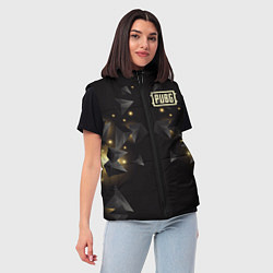 Женский жилет PUBG: Night Fireflies, цвет: 3D-светло-серый — фото 2