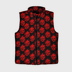 Женский жилет Cyberpunk 2077: Samurai Pattern, цвет: 3D-черный