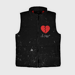 Женский жилет Lil Peep: Broken Heart, цвет: 3D-красный