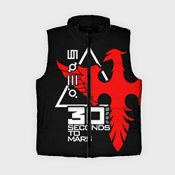 Женский жилет 30 Seconds to Mars, цвет: 3D-черный