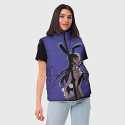 Женский жилет Senpai Girl, цвет: 3D-черный — фото 2