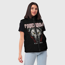 Женский жилет Powerwolf: Lupus Dei, цвет: 3D-красный — фото 2