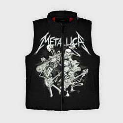 Женский жилет Metallica: Bones Rock, цвет: 3D-красный