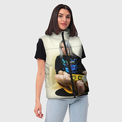 Женский жилет Billie Eilish: Lovely, цвет: 3D-красный — фото 2