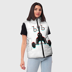 Женский жилет ЪУЪ СЪУКА КАЧОК, цвет: 3D-черный — фото 2