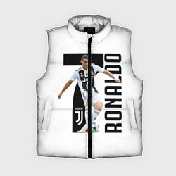 Женский жилет Ronaldo the best, цвет: 3D-светло-серый