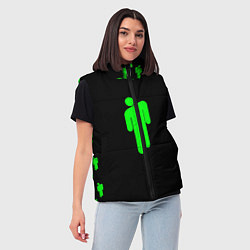 Женский жилет BILLIE EILISH, цвет: 3D-светло-серый — фото 2