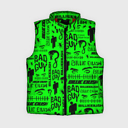 Женский жилет Billie Eilish: Bad Guy, цвет: 3D-красный