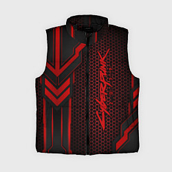 Женский жилет Cyberpunk 2077, цвет: 3D-черный