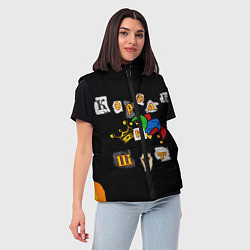 Женский жилет Король и Шут Анархия спина, цвет: 3D-красный — фото 2