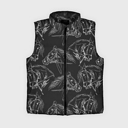 Женский жилет Кони, цвет: 3D-черный