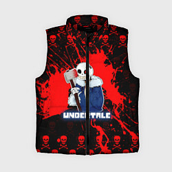 Женский жилет UNDERTALE, цвет: 3D-красный