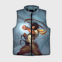 Женский жилет Karate girl, цвет: 3D-черный
