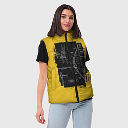 Женский жилет Recurve bow, цвет: 3D-красный — фото 2