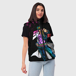 Женский жилет JOJOS BIZARRE ADVENTURE, цвет: 3D-черный — фото 2