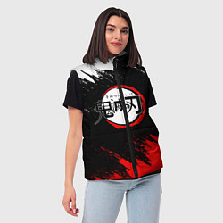 Женский жилет KIMETSU NO YAIBA, цвет: 3D-светло-серый — фото 2