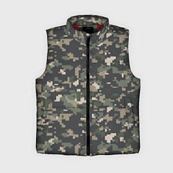 Женский жилет Пиксельный камуфляж