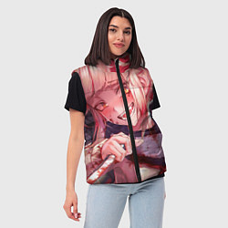 Женский жилет Тога Химико, цвет: 3D-черный — фото 2