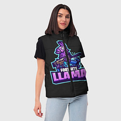 Женский жилет Fortnite LLAMA, цвет: 3D-красный — фото 2