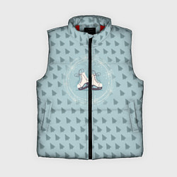 Женский жилет Фигруное катание, цвет: 3D-красный