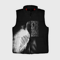 Женский жилет Fencing is the art, цвет: 3D-красный