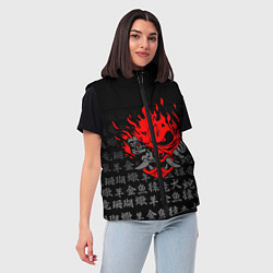 Женский жилет CYBERPUNK 2077 KEANU REEVES, цвет: 3D-светло-серый — фото 2