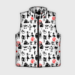 Женский жилет Banksy, цвет: 3D-светло-серый