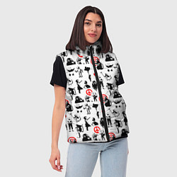 Женский жилет Banksy, цвет: 3D-светло-серый — фото 2