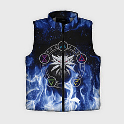 Женский жилет ВЕДЬМАК, цвет: 3D-светло-серый