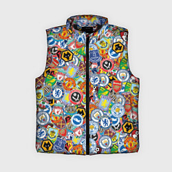 Женский жилет Английская Премьер Лига, цвет: 3D-черный