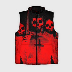 Женский жилет Анархия, цвет: 3D-черный