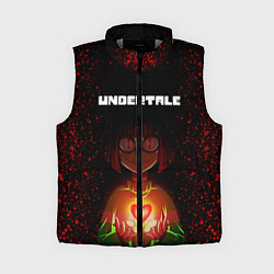 Женский жилет UNDERTALE CHARA, цвет: 3D-светло-серый