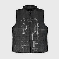 Женский жилет Настольный теннис, цвет: 3D-черный