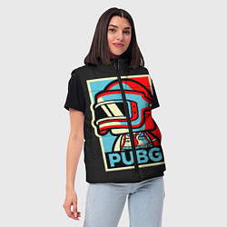 Женский жилет PUBG, цвет: 3D-черный — фото 2