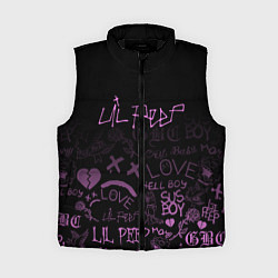 Женский жилет LIL PEEP, цвет: 3D-черный