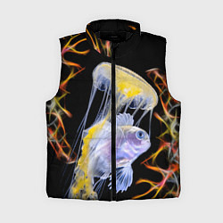 Женский жилет Медуза, цвет: 3D-черный