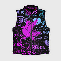 Женский жилет LIL PEEP, цвет: 3D-красный