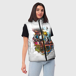 Женский жилет PORTAL, цвет: 3D-черный — фото 2