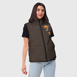 Женский жилет League of Legends, цвет: 3D-черный — фото 2