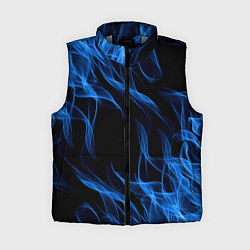Женский жилет BLUE FIRE FLAME