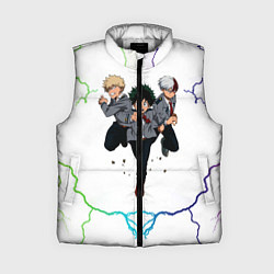 Женский жилет Моя Геройская Академия, цвет: 3D-светло-серый