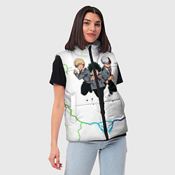 Женский жилет Моя Геройская Академия, цвет: 3D-светло-серый — фото 2