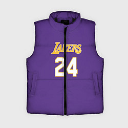 Женский жилет Los Angeles Lakers Kobe Brya, цвет: 3D-черный