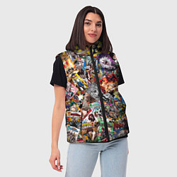 Женский жилет Academia stikerbombing, цвет: 3D-красный — фото 2